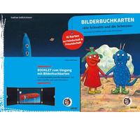 Bilderbuchkarten 'Die Schnetts und die Schmoos' von Axel Scheffler und Julia Donaldson: 16 Karten zu Freundschaft und Feindschaft, mit Booklet