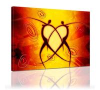 Bilderdepot24 Immagine su telaio a cunei Coppia danzante (Astratto) 80x60cm