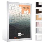 Bildershop-24 Cornice per puzzle London per puzzle ca. 500-1000 pezzi, 98 x 38 cm, 38 x 98 cm, alluminio lucido con vetro acrilico