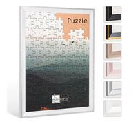 Bildershop-24 Cornice puzzle PRIO 33,5 x 48,5 cm bianco grigio antico per circa 300 - 500 pezzi