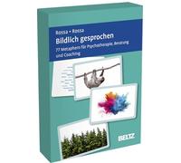 Bildlich gesprochen: 77 Metaphern für Psychotherapie, Beratung und Coaching. Mit 16-seitigem Booklet in stabiler Box, Kartenformat 9,8 x 14,3 cm