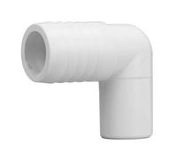 Bilge Pump Drain Connector 360° Rotatable ABS Drain Hose Fitting for G1100 Bilge Pump Black - Essential for Efficient Bilge Pump Drainage (White)