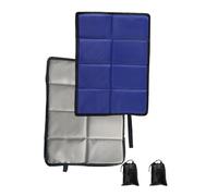 Biliant Set di 2 cuscini termici pieghevoli, impermeabili, per esterni, pieghevoli, per escursioni, picnic e in viaggio, con 2 sacchetti