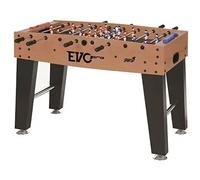 Biliardino Calcio Balilla Evo Pro con Aste Telescopiche - Ciliegio/Nero & Silver