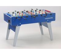 Garlando Calcio Balilla Master Pro Con Aste Rientranti e Gambe Pieghevoli Blu