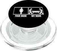 Biliardino divertente con scritta "Your Mom My Mom Daughter Son" PopSockets PopGrip per MagSafe