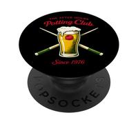 Biliardo biliardo Snooker Late Hours Potting Club Stecca da biliardo PopSockets PopGrip Adesivo