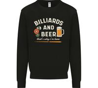 Biliardo E Birra Ecco Perché Sono Qui Felpa Per Bambini