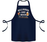 Biliardo E Birra That's Why I'M Qui Cotone Grembiule 100% Biologico