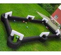 Biliardo gonfiabile gigante da calcio, biliardo, con aeratore, con 16 palline