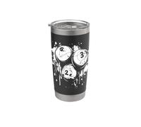 Biliardo Graffiti Sport al coperto Bicchiere termico in acciaio inox doppia parete