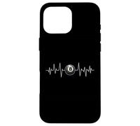 Biliardo Hearbeat Line - 8 palline biliardo gioco biliardo giocatore Custodia per iPhone 16 Pro Max