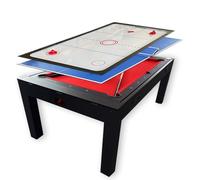 Biliardo Multigioco 7FT rosso Air Hockey + Ping Pong + Tavolo - Strike