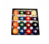 Biliardo Palline Americane 16 Sfere Resina Robusta Precisione Rotolamento Numerazione Chiara Adatte per Pratica Casa Tavolo, TP-B106 Taiwan A-grade Piccole Lettere
