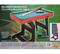 Biliardo per Bambini Pieghevole 91,4x51x66 cm Villa Giocattoli 8 Anni+
