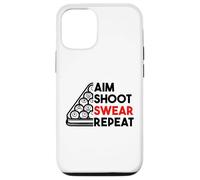 Biliardo Piscina Puntare tiro parolacce Ripetere Custodia per iPhone 12/12 Pro