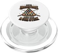 Biliardo Pool Player Girl Stecca da biliardo PopSockets PopGrip per MagSafe