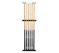 Biliardo Set - Supporto da Parete + 4 Professionali Coda Bigliardo + 2