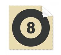 Biliardo sport semplice geometria modello occhiali panno di pulizia del pulitore dello schermo 5PCS Gift