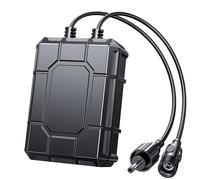 Biling Backup batteria da 2200 mAh per pompa solare per laghetto da 12 W a 20 W, filtro solare per esterni, rendendo la pompa del filtro più stabile nei giorni nuvolosi