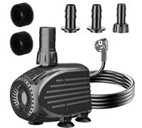 Biling Pompa per laghetto 1520 l/h Ultra silenziosa Pompa per fontana Funzione di protezione contro il surriscaldamento, Pompa dell'acqua Pompa sommergibile con cavo da 3 m per fontane e giochi