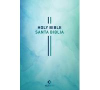 Bilingual Bible / Biblia Bilingüe Nlt/Ntv: Blue Watercolor