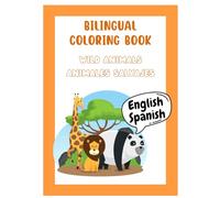 Bilingual Coloring Book: Wild Animals
