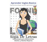 Bilingüe Español-Inglés Básico: Guía Práctica para Principiantes: Sopa de Letras Bilingüe [6"x9"] con 900+ palabras simples [144 páginas, respuestas ... Descansas o Disfrutas Momentos Tranquilos.