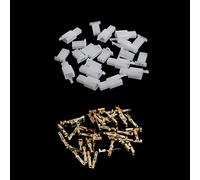 BIlinli 10 Set 2.8mm 2 Pin Connettore Cavo Elettrico Maschio Femmina Plug + Kit terminale per Auto Moto