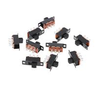 BIlinli 10Pcs SS22F32 6 Pin 2 Posizioni DPDT On/On Mini Slide Switch 0.5A Interruttore a levetta