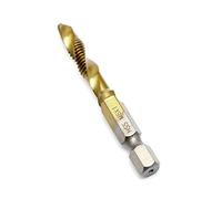 BIlinli 1pc Codolo Esagonale M3-M10 Titanio Placcato in Titanio HSS Filetto a Vite Filetto Maschio Punte da Trapano rubinetti compositi Filetto a Vite Filetto Maschio M6