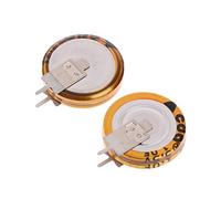 BIlinli 2 Pz Universale 5.5 V 1.0F Super Condensatore V-Type Button Smart 5 mm Capacitanza