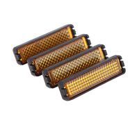 BIlinli 4 Pezzi/Set Pedale per Bicicletta Riflettore Sicurezza Notte Ciclismo Accessori per Bici Riflettente