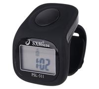 BIlinli 6 contatore Digitale LCD a Mano contatore 8 canali LED Tempo di Luce Nuova Funzione contatore elettronico Anello di Preghiera in Silicone