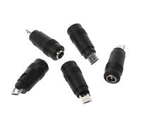 BIlinli Adattatore per connettore di Alimentazione CC a Spina USB Micro Micro da 5,5x2,1mm Femmina da 5 Pollici