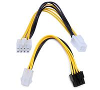 BIlinli Cavo Adattatore convertitore di Alimentazione Scheda CPU Maschio ATX a 4 Pin Maschio a 8 Pin Femmina