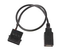 BIlinli Cavo Adattatore Interno di Alimentazione Molex a 2 Pin a 5 Pin per PC da 30 cm USB 2.0 A Femmina