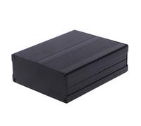 BIlinli Custodia in Alluminio per Custodia Elettronica per Strumenti elettronici Nero Custodia per Strumenti 120x97x40mm