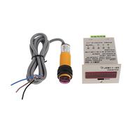 BIlinli Display a 6 cifre a LED 1-999999 Interruttore sensore fotoelettrico NPN Regolabile da contatore