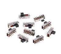 BIlinli Interruttori a Slitta 10Pcs SS24E01-G5 Verticale 0,5 A 10 Pin Interruttore a levetta a 4 Posizioni