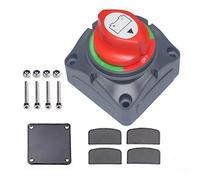 BIlinli Scollegamento del selettore a Doppia Batteria per Veicoli nautici per Camper 1-2-Both-Off