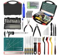 BILIPLE Kit di Accessori per Stampanti 3D,105 Pezzi Kit di Strumenti per Stampante 3D,con Pulizia dell'ugello,Strumento di Sbavatura,Calibro a Corsoio,Strumenti di Stampa 3D per Pulizia Finitura