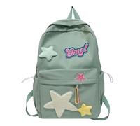 BILIPOPX Zaino Y2K Kawaii Estetico Morbido Velluto a Coste Dayback Bag, Verde, Zaini Daypack