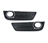 BILKAR Compatibile con A5 2008 2009 2010 2011 2012 8T0807681 Paraurti Anteriore Sinistro O Destro per Auto A Nido d'Ape Copertura Fendinebbia con Griglia Cromata Cofortura Fendinebbia(Left And Right)
