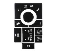 BILKAR Compatibile con Land per Rover per Range per Rover per Sport 2014 2015 2016 Auto Adesivi per Pulsanti Console Centrale Accessori per Interni Auto Pulsante del Adesivi