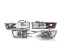 BILKAR Compatibile con per Jetta per Golf MK3 1992 1993 1994 1995 1996 1997 Set Paraurti Anteriore per Auto Fendinebbia Indicatori di Direzione Gruppi Gruppo fendinebbia