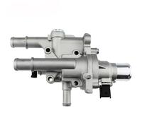 BILKAR refrigerante Termostato Liquido Gruppo Termostato del Liquido di Raffreddamento del Motore Dell'auto con Sensore 55353311 Compatibile con Alfa per Romeo 159 939 2007-2011(Gray Frosted)