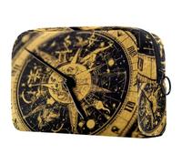 Bill Cipher Wheel Zodiac - Trousse da viaggio per cosmetici, grande, con cerniera, Multi, 18.5x7.5x13cm/7.3x3x5.1in, Beauty case