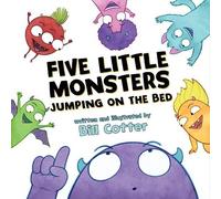 Bill Cotter Five Little Monsters Jumping on the Bed (Libro di cartone)