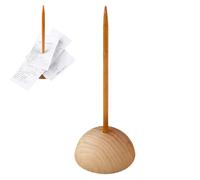 Bill Fork Rod - Supporti per ricevute di biglietti Stabber, porta promemoria per assegni, base per riporre gli ordini del cassiere | Organizer aziendale in legno massello per bar aziendale, ristorante